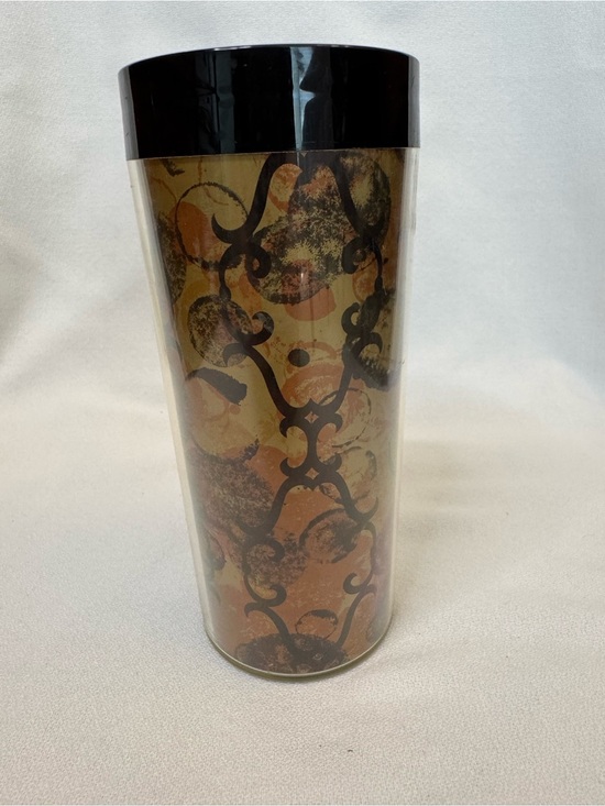 Thermo-Serv Other - Vintage 70s Thermo-Serv MCM Gothic Tumbler Gold and Black